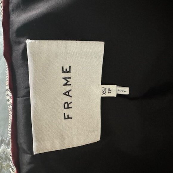 FRAME Oversized double breasted boyfriend blazer. XS EUC - Picture 4 of 7